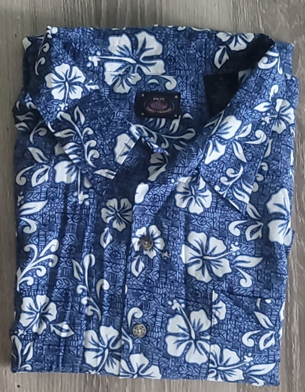 Men's Pacific Coast Highway Hawaiian Shirt Size XL Regular Short Sleeve Rayon